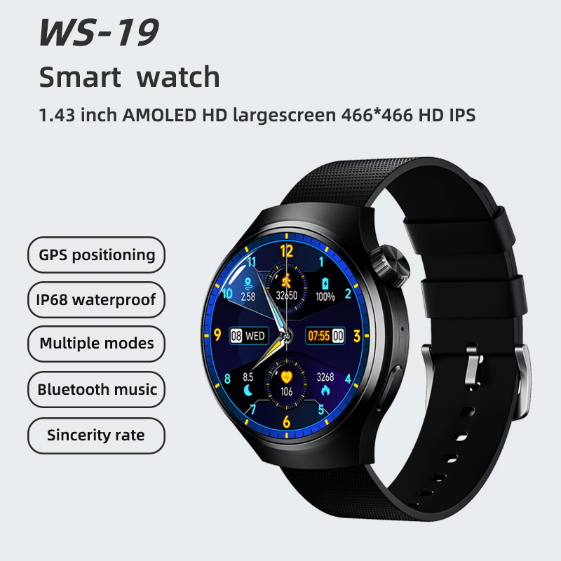 8 Year Exporter 7075 Aluminum Alloy Guide Wheel(CNC) - WS-19 Bluetooth Smart Call Watch Multi functional Exercise Step Health Monitoring Hand – Kactus Sports